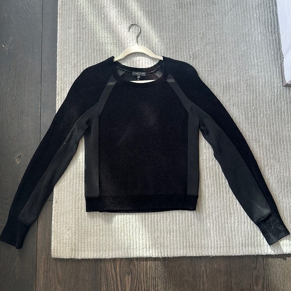 Black Rag & Bone Sweater Size Small Great Condition
